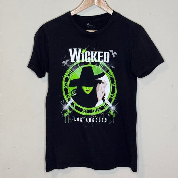 Wicked The Musical Broadway Show Unisex Los Angeles Two Witch Tee Size: M - Picture 1 of 3